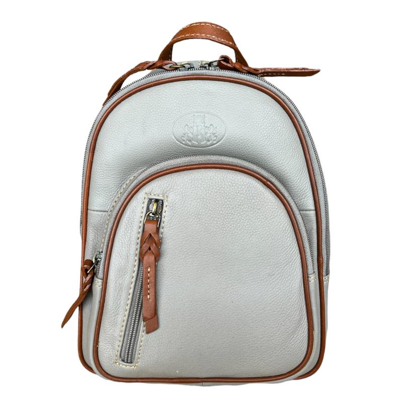 Rowallan Rucksack Rowallan Prelude Taupe & Tan Small Leather Backpack