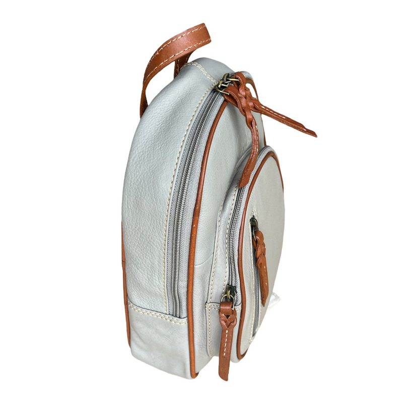 Rowallan Of Scotland Prelude Taupe Tan Small Backpack 31-9499-44 side