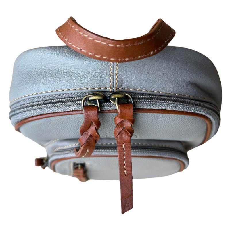 Rowallan Of Scotland Prelude Taupe Tan Small Backpack 31-9499-44 top