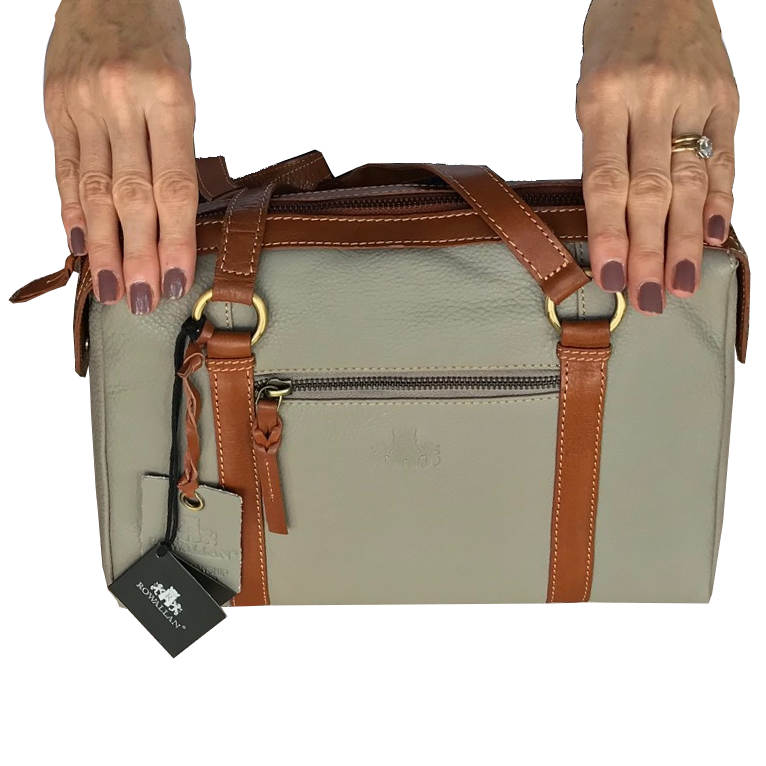 Rowallan Of Scotland Prelude Taupe Twin Handle Zip Top Bag