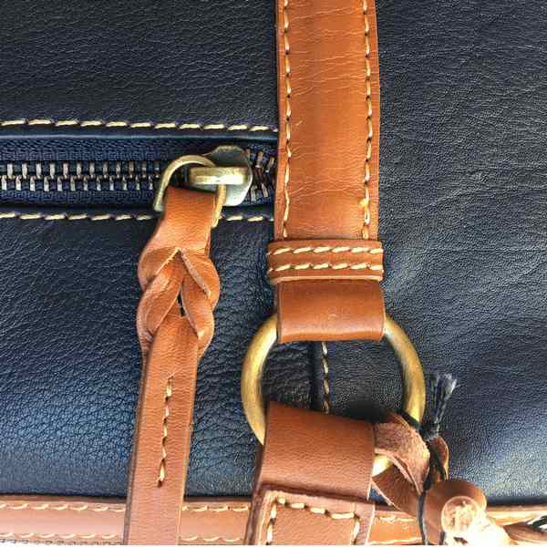 Rowallan Of Scotland Prelude Navy Twin Handle Top Zip Handbag details