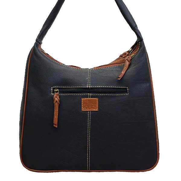 Rowallan of Scotland Prelude Navy Scoop Top Bag 31-9283-03 hanging back