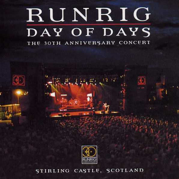 Runrig - Day Of Days RR025 Cd front cover