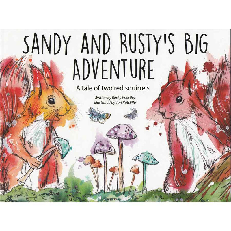 Sandy and Rusty's Big Adventure by Backy Priestley front cover