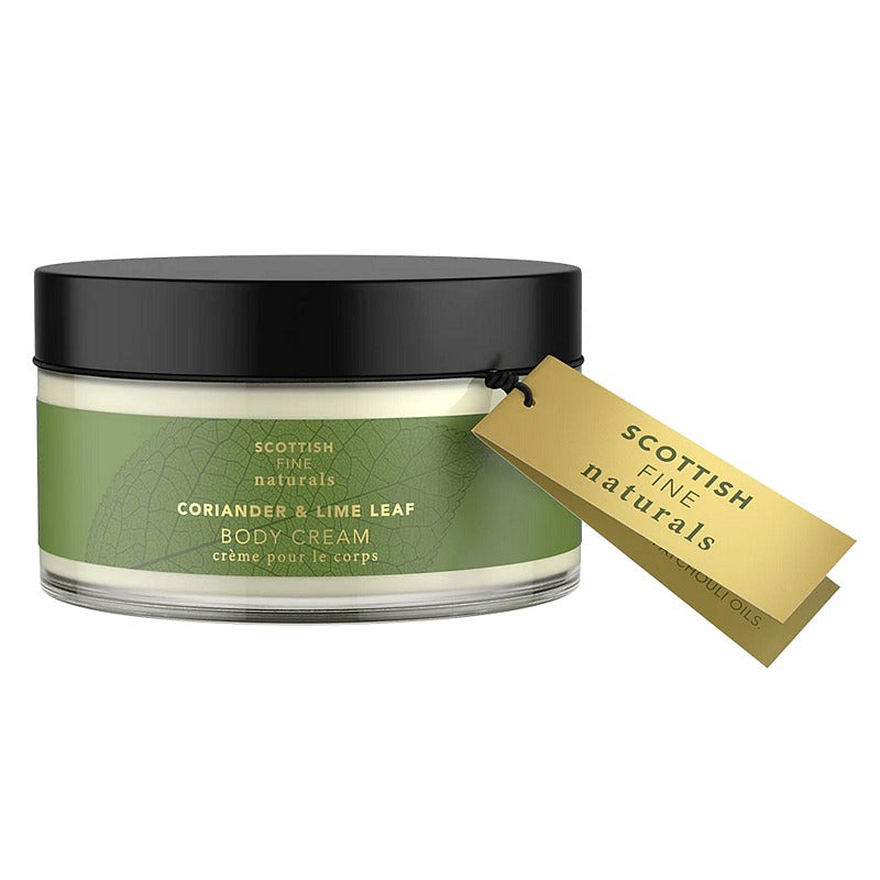Scottish Fine Soaps Coriander & Lime Leaf Body Cream Jar A03303 front