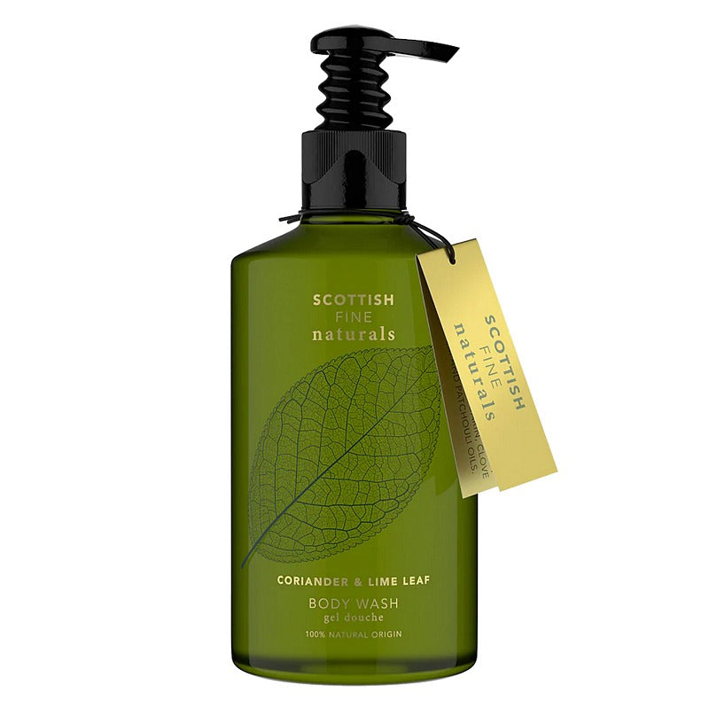 Scottish Fine Soaps Coriander & Lime Leaf Body Wash Pump Bottle A03301 front