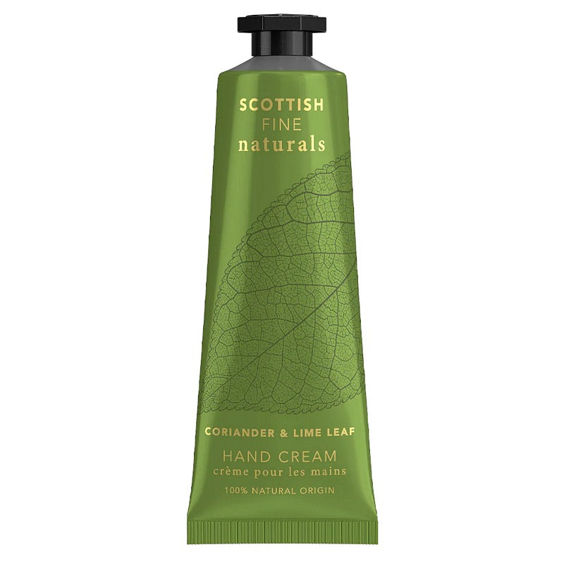 Scottish Fine Soaps Coriander & Lime Leaf Hand Cream Tube A03307 front