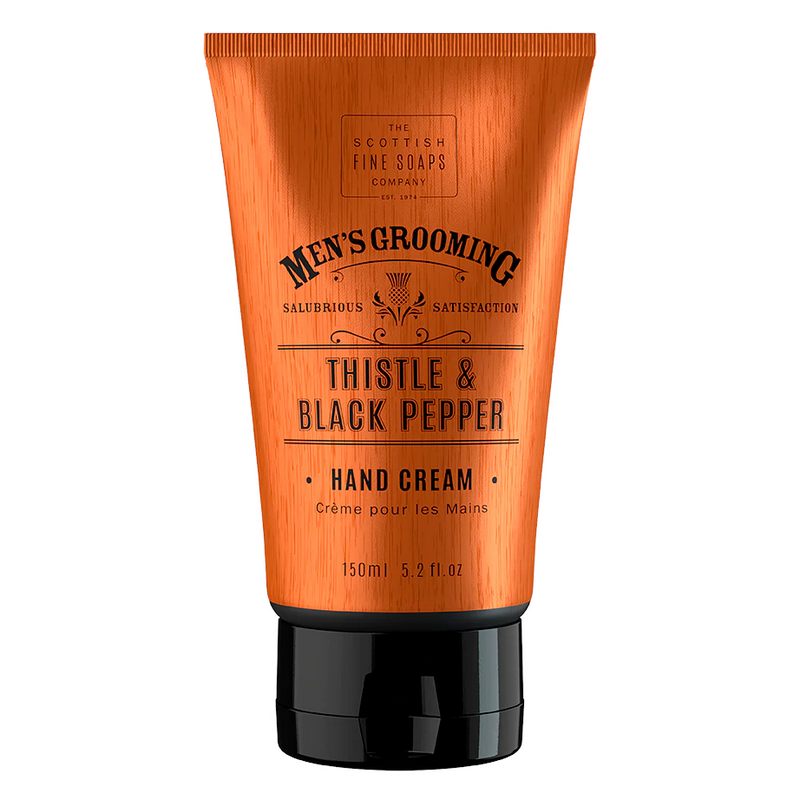 Scottish Fine Soaps Thistle & Black Pepper Hand Cream A01827 front