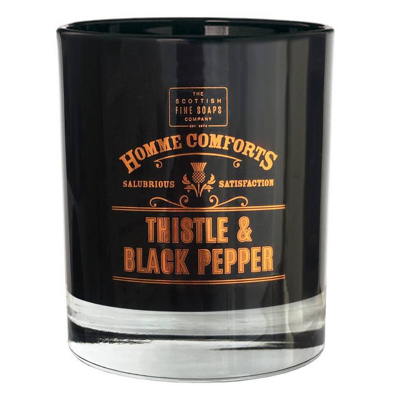 Scottish Fine Soaps Thistle & Black Pepper Scented Candle A01825