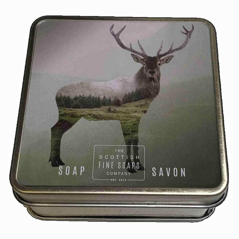 Scottish Fine Soaps Red Deer Stag Soap In A Tin A01287