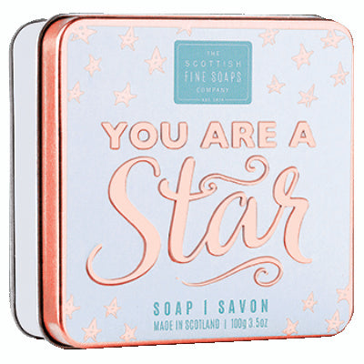 Scottish Fine Soaps Sweet Sayings Soap In A Tin - You Are A Star
