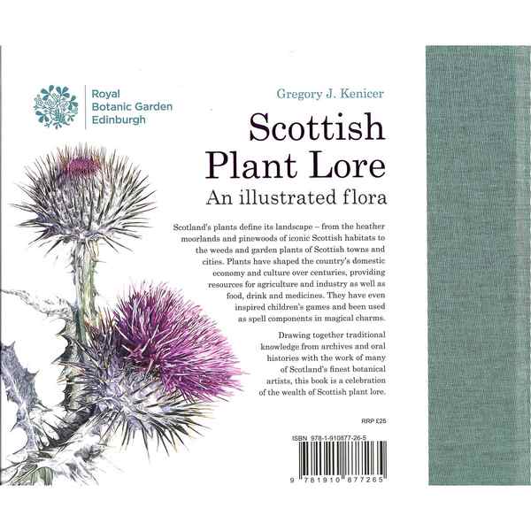 Royal Botanic Garden Edinburgh Scottish Plant Lore by Dr Gregory Kenicer back cover