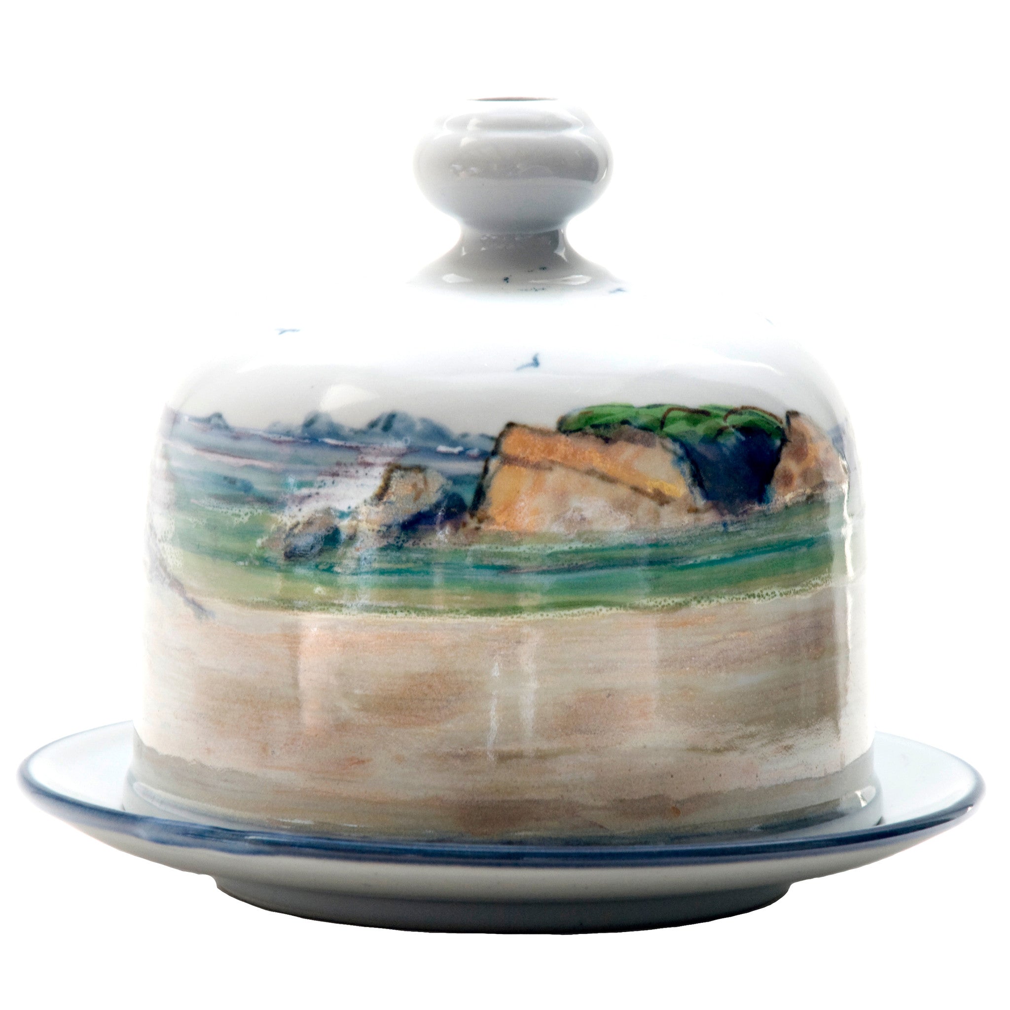 Highland Stoneware Seascape Arran Cheese Dish