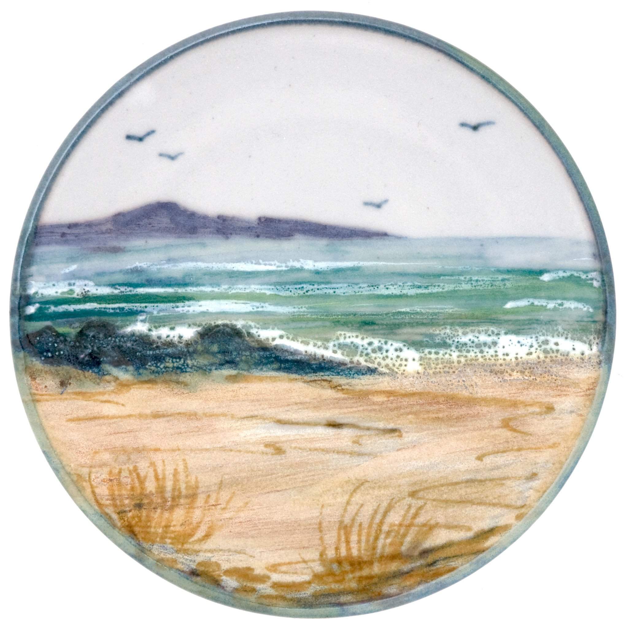 Highland Stoneware Seascape Small Round Stand