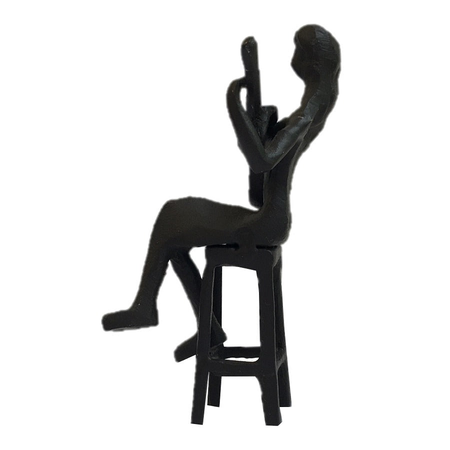 Seated Guitarist Ornament side