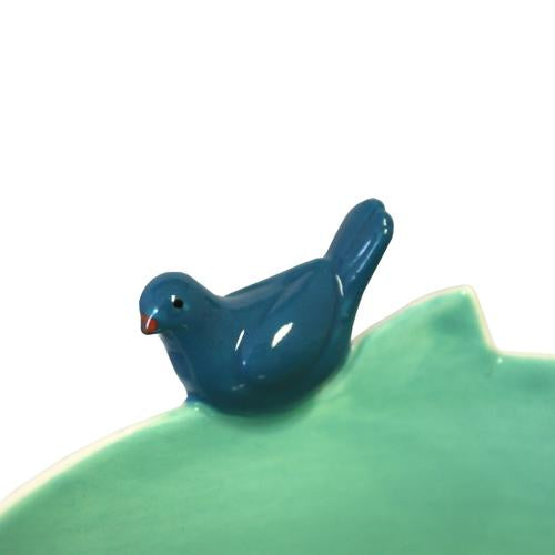 Secret Garden Fox Bowl bird detail