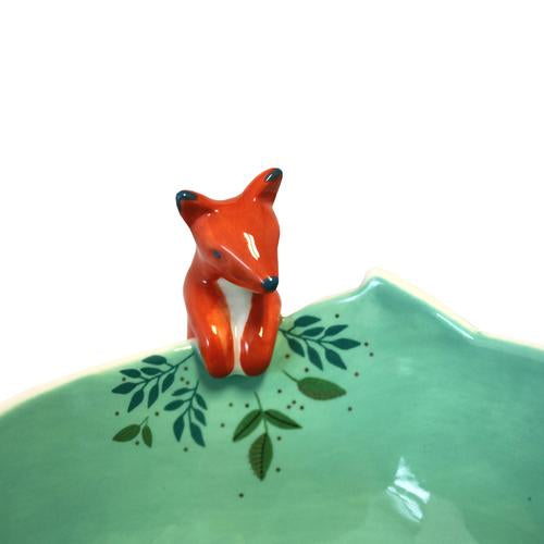 Secret Garden Fox Bowl fox detail