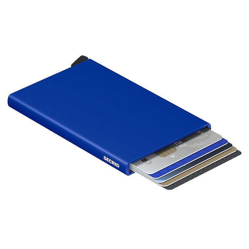 Secrid RFID Cardprotector Blue with cards