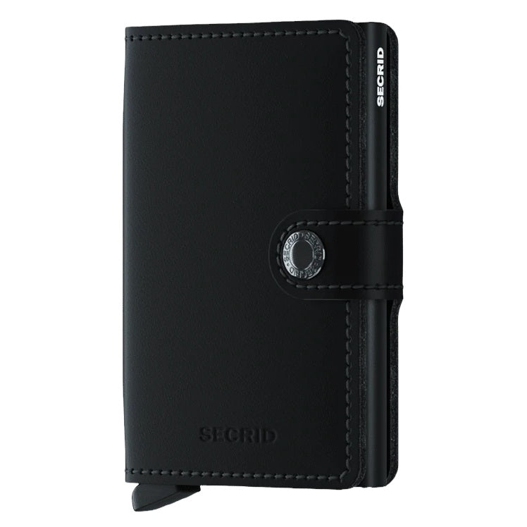 Secrid RFID Mini Wallet Matte Black MM-Black front