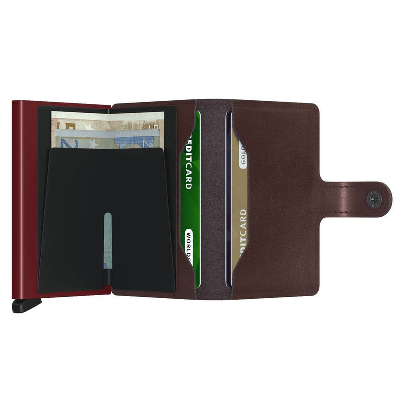 Secrid RFID Mini Wallet Metallic Moro fully open