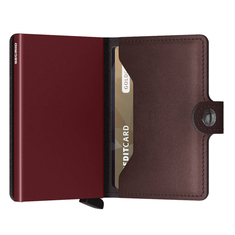 Secrid RFID Mini Wallet Metallic Moro open