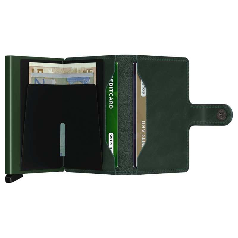 Secrid RFID Mini Wallet Original Green Leather office 2