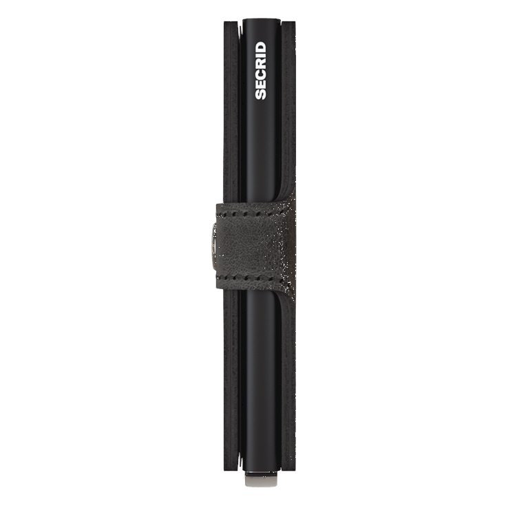 Secrid RFID Mini Wallet Vintage Black MV-Black side