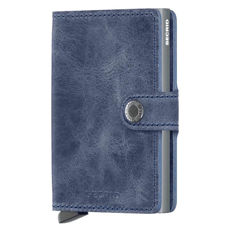 Secrid RFID Mini Wallet Vintage Blue MV-blue front