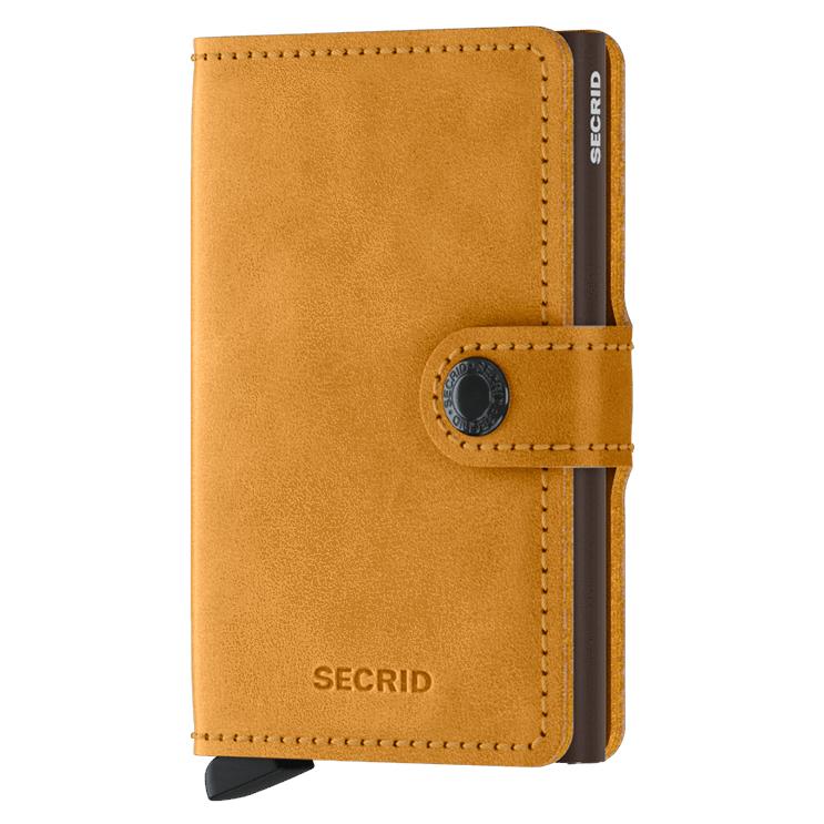 Secrid RFID Mini Wallet Vintage Ochre front