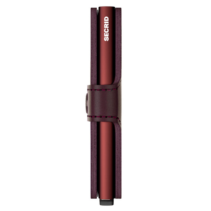 Secrid RFID Mini Wallet Original Bordeaux side