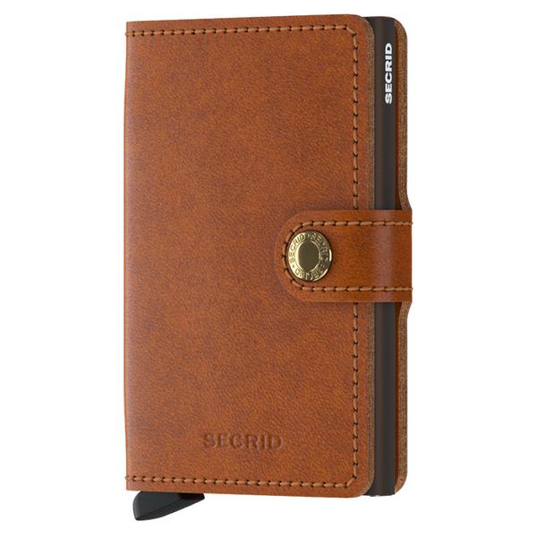 Secrid RFID Mini Wallet Original Cognac Brown front
