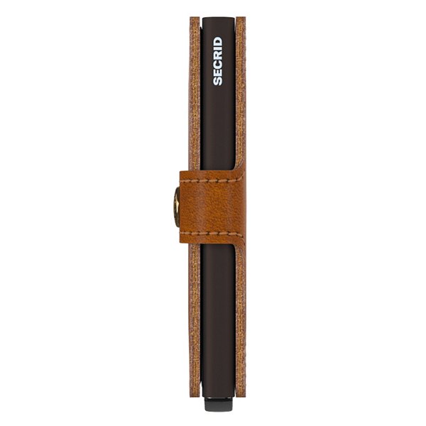 Secrid RFID Mini Wallet Original Cognac Brown side