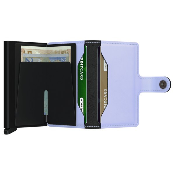 Secrid RFID Mini Wallet Original Lilac-Black open
