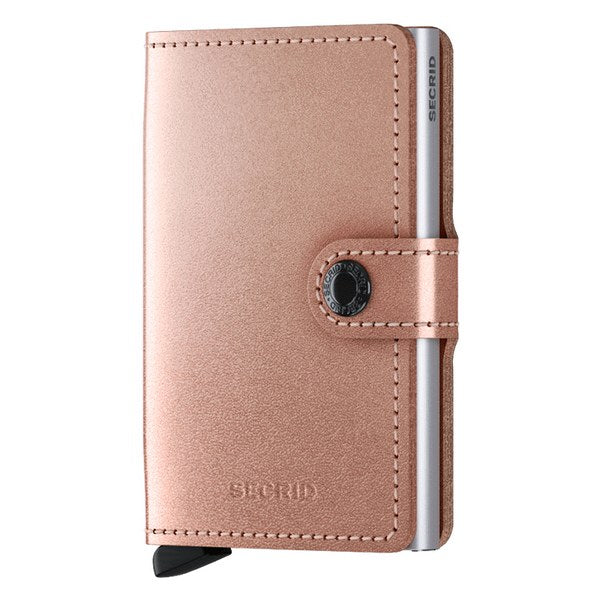 Secrid RFID Mini Wallet Original Metallic Rose front
