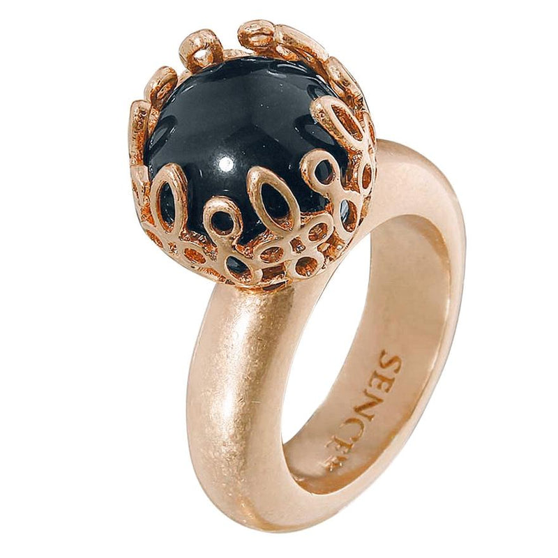 Sence Copenhagen Black Agate Ring Worn Rose Gold F093 + F094.jpg