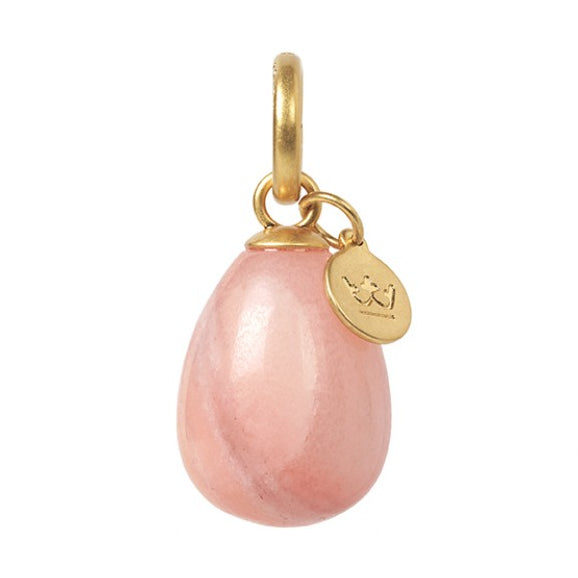 Sence Copenhagen Jewellery Diversity Beads Charm with Rose Aventurine in Plated Gold G910A main