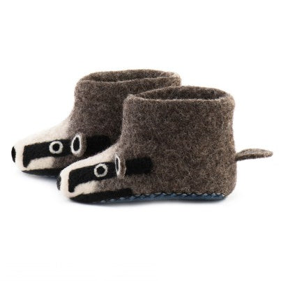 Sew Heart Felt Billie Badger Children's Slippers side