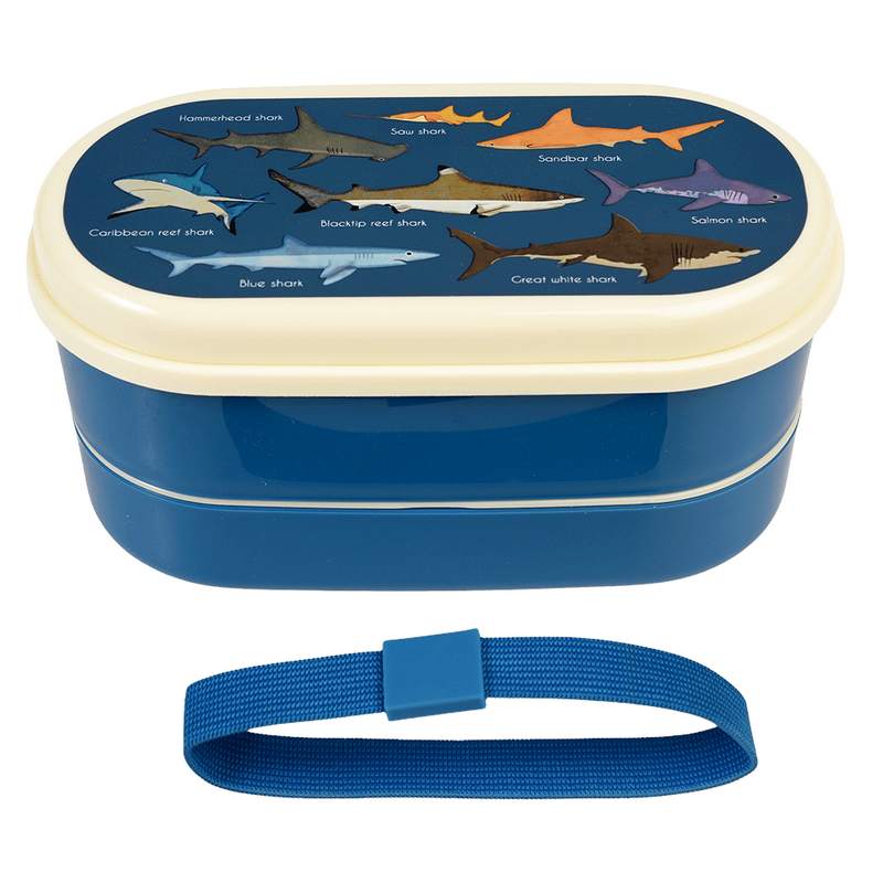 Sharks Bento Box 29482 elastic closure off