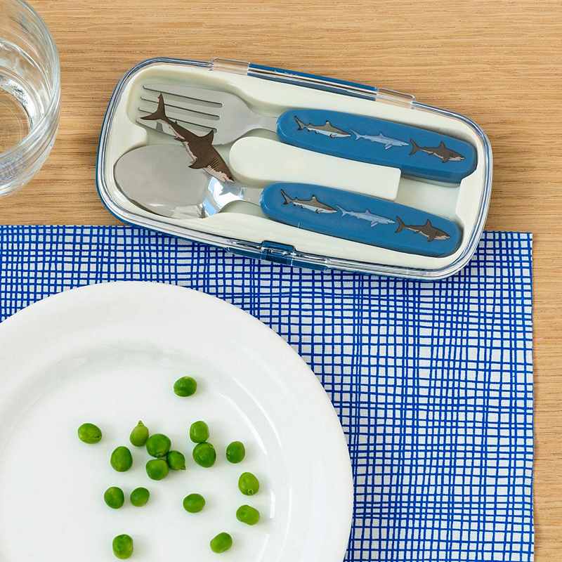 Sharks Children's Cutlery Set 29567 lifestyle