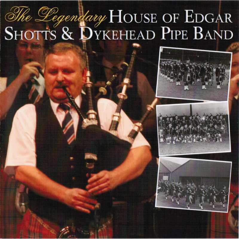 Shotts & Dykehead Pipe Band Legendary CDMON862 CD front cover