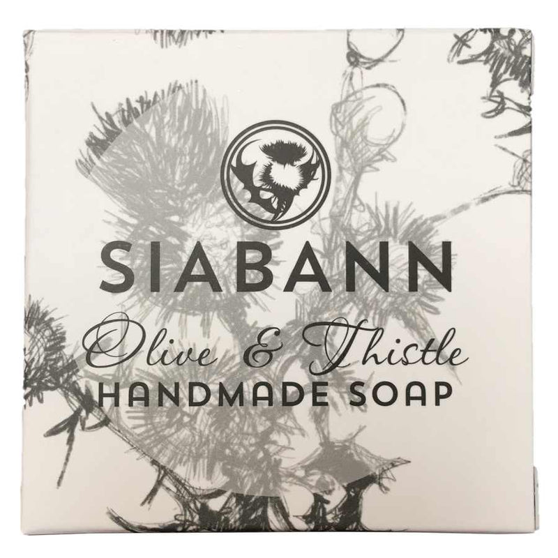 Siabann Handmade Soap Olive & Thistle front