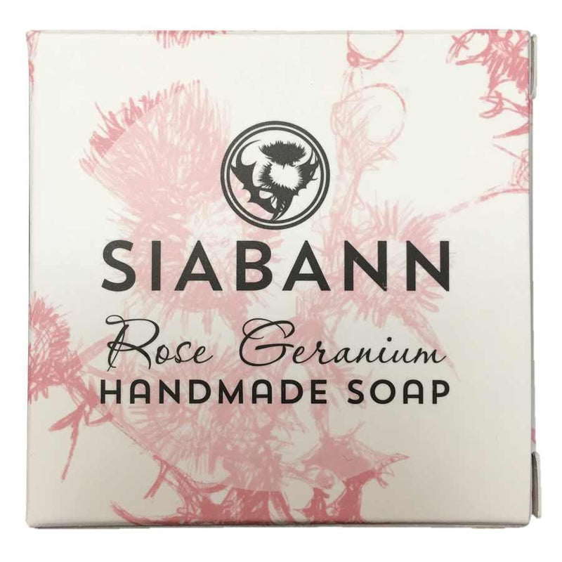 Siabann Handmade Soap - Rose Geranium front