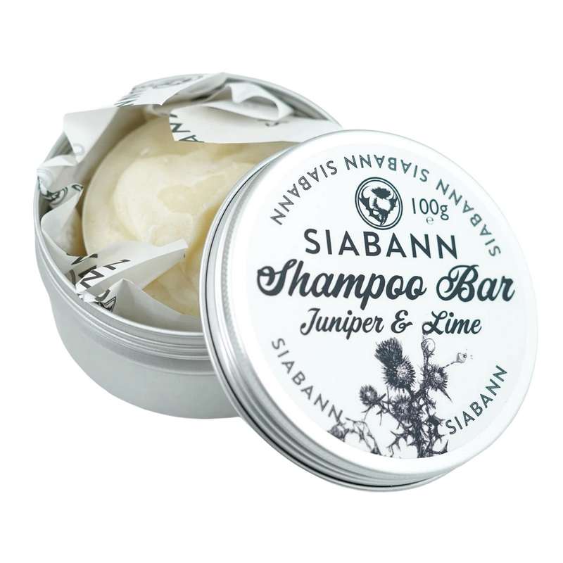 Siabann Shampoo Bar in a Tin - Juniper & Lime