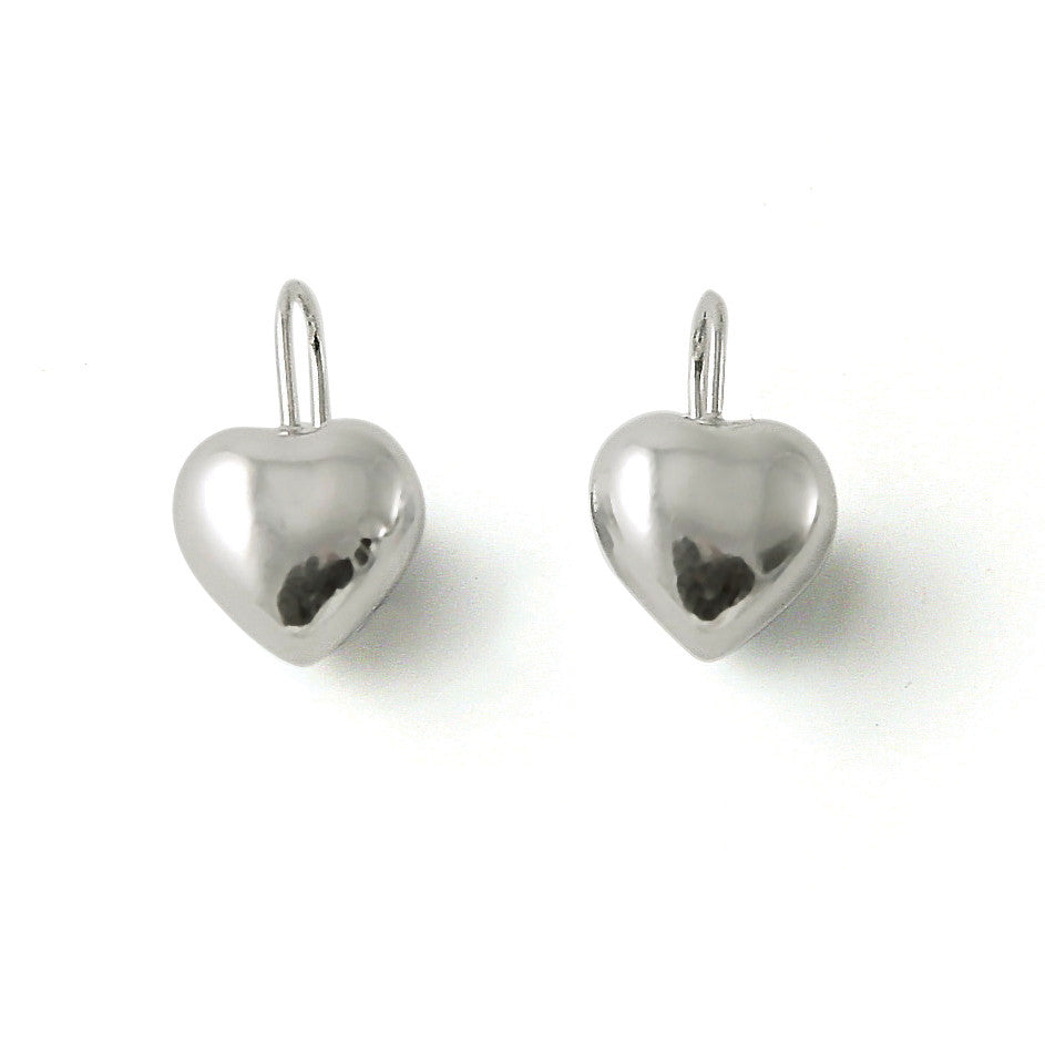 Silver Heart Earrings