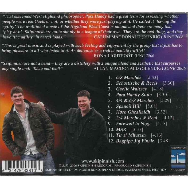 Skipinnish - The Sound Of The Summer CD back