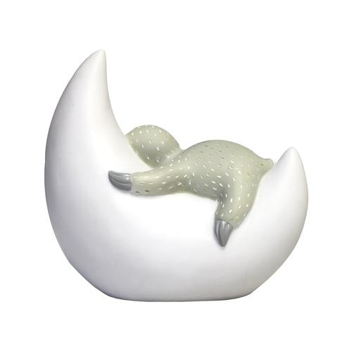 Sloth Over The Moon Mini Led Lamp back