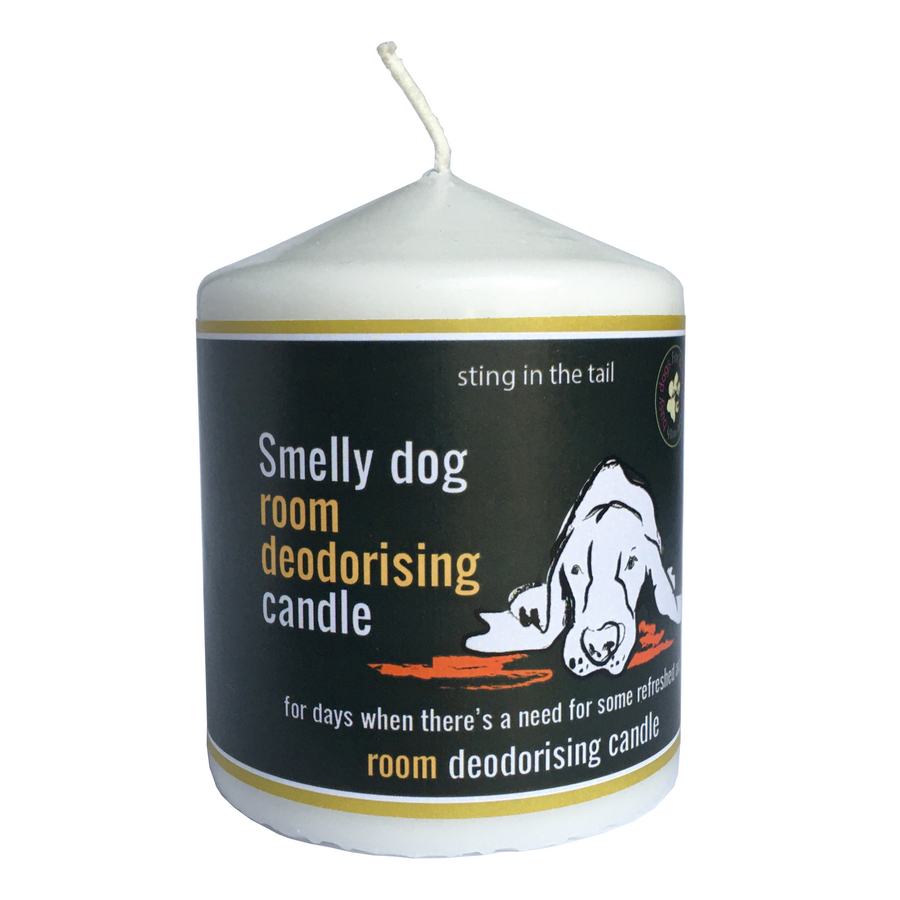 Smelly Dog Room Deodorising Candle front