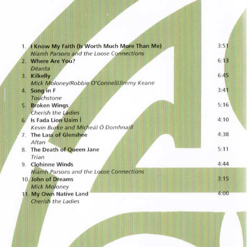 Songs From The Heart A Collection Of Irish Ballads CELT9010 CD track list