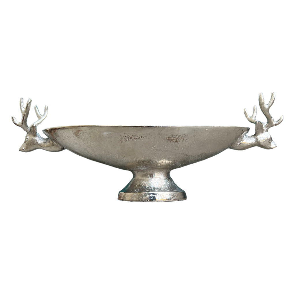 Deer Stags' Head Narrow Bowl