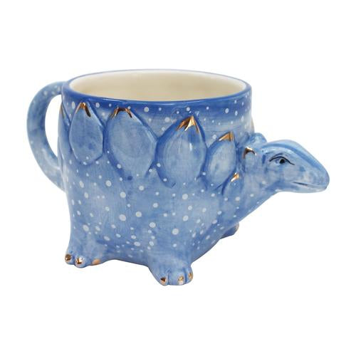 Stegosaurus Shaped Ceramic Cup back